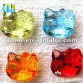 transparent kitty cat acrylic beads wholesale